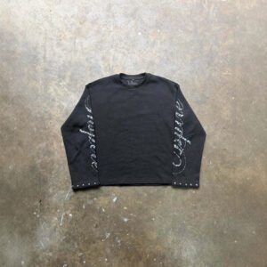 Y2k Gothic Print Long-Sleeve T-Shirt