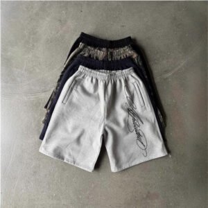 Vintage Casual Streetwear Straight Leg Shorts Pants