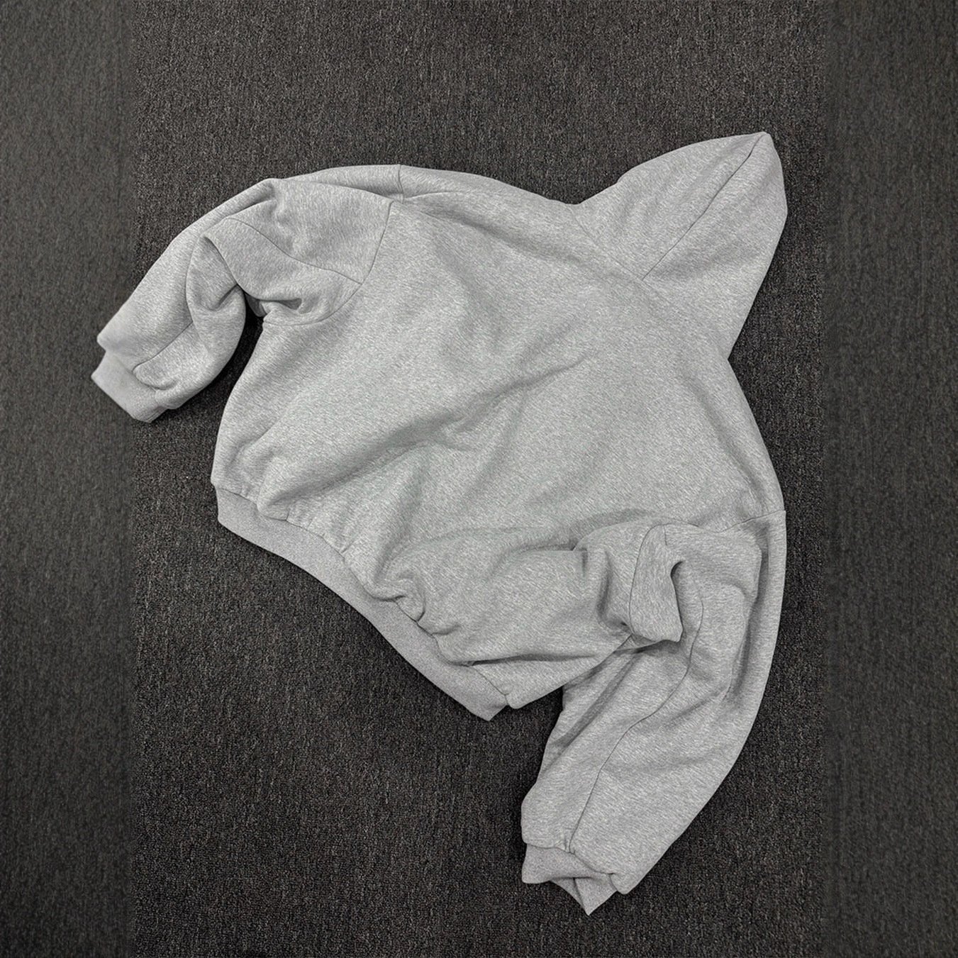 Patchwork Stripe Double-Sided Trendy Retro Loose Zipper hoodie - 图片 6