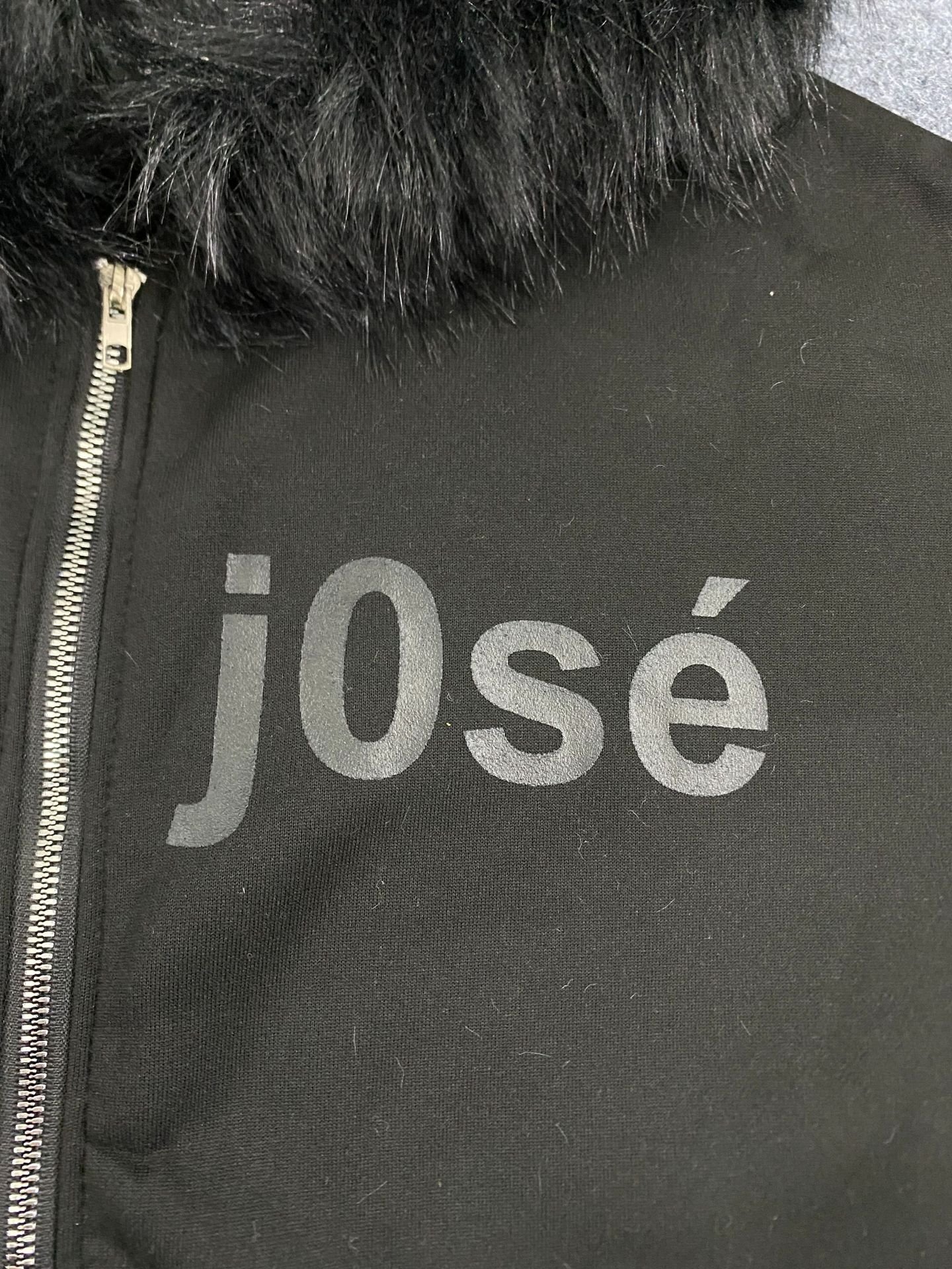 Fur Hooded Collar Streetwear Print Zip-Up Long-Sleeved Pullover Hoodie - 图片 6