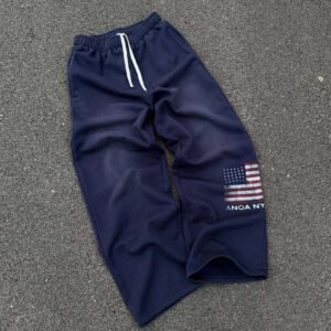 USA Flag Streetwear Y2K Sweatpants