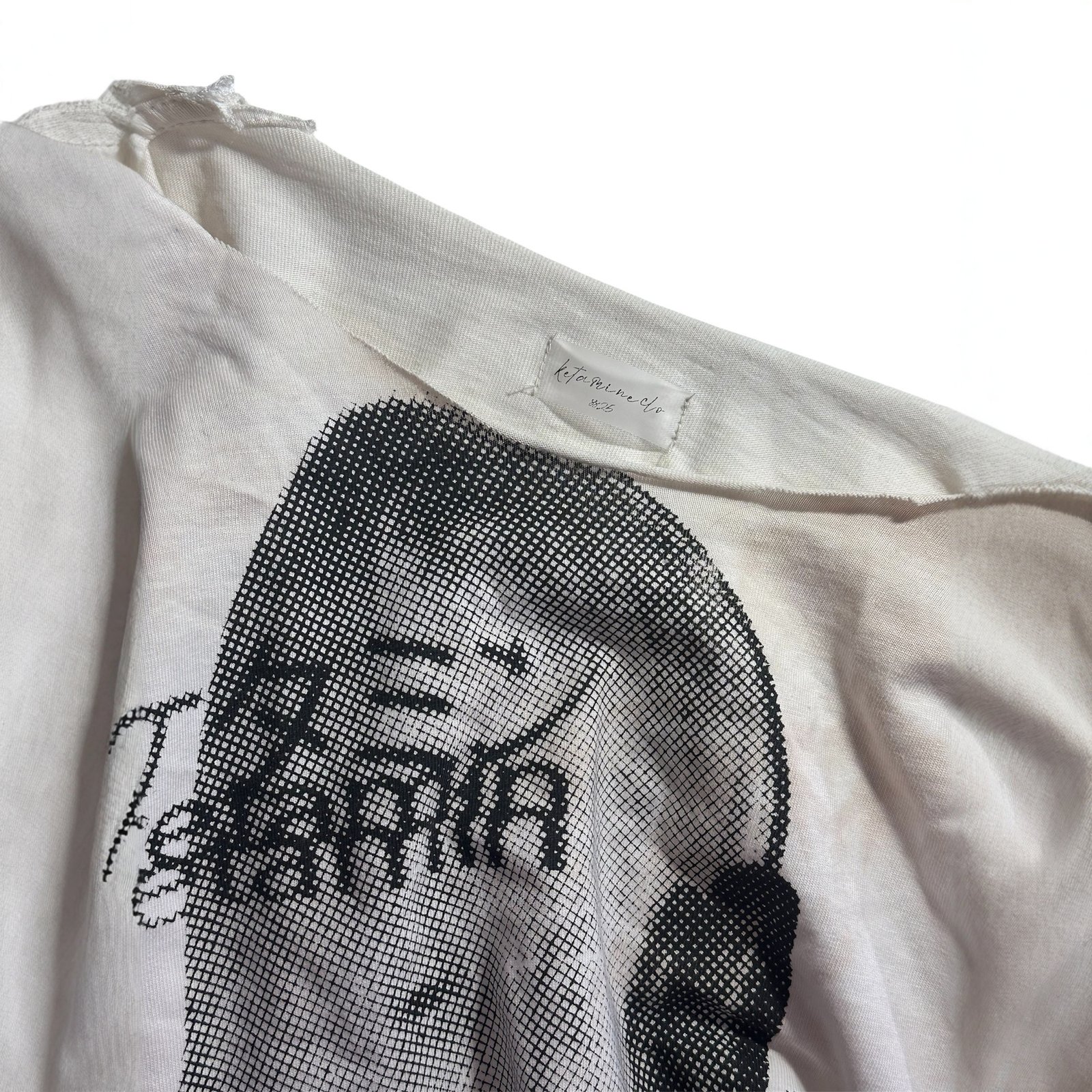 Gothic Japanese Print Crew Neck Long Sleeve T-Shirt - 图片 2