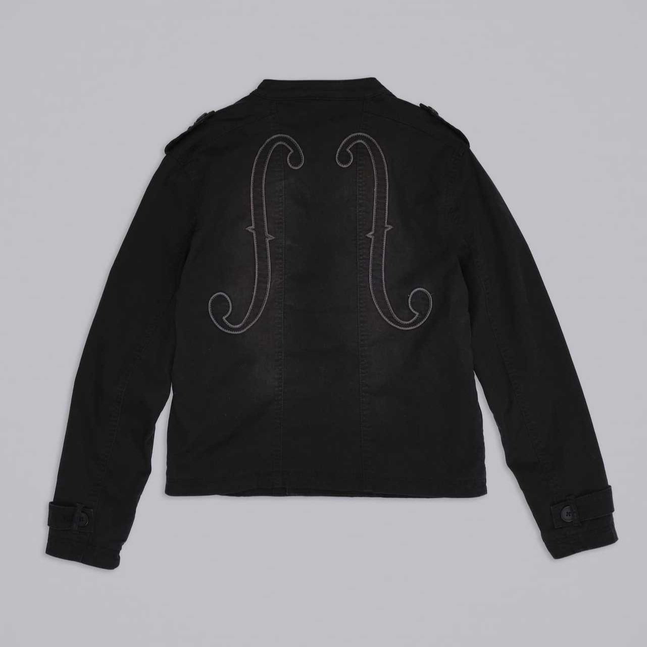 Violin Double Breasted Military Jacket - 图片 3