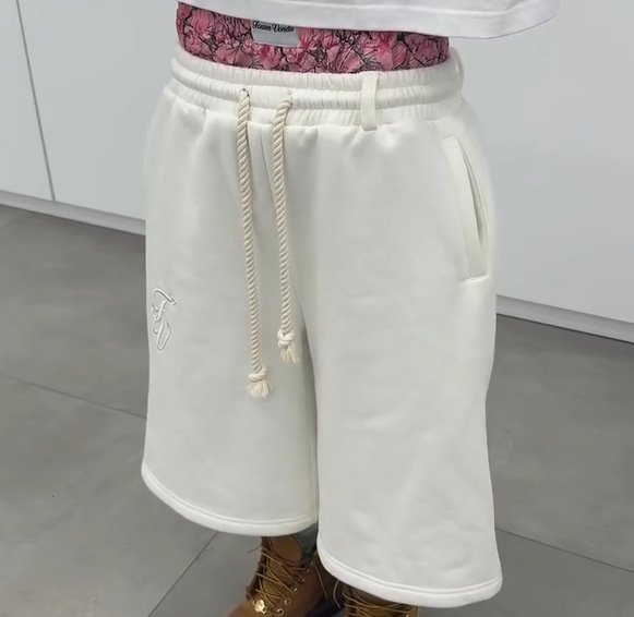 Double-Waisted Cropped Loose-Fitting Casual Shorts - 图片 9