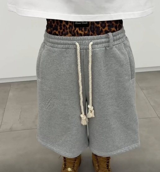 Double-Waisted Cropped Loose-Fitting Casual Shorts - 图片 8